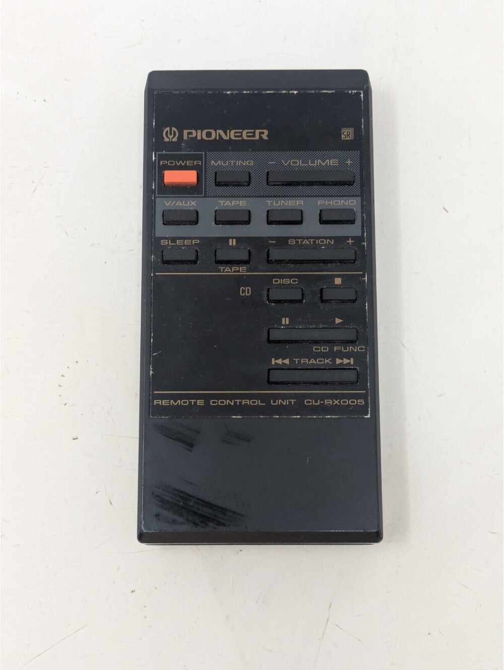 Vintage Pioneer Remote CU-RX005 Audio System Controller Replacement Remote